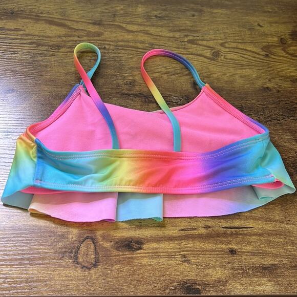 5 for $20 Cat & Jack Rainbow Colorful Bikini Racerback Top - Picture 7 of 9